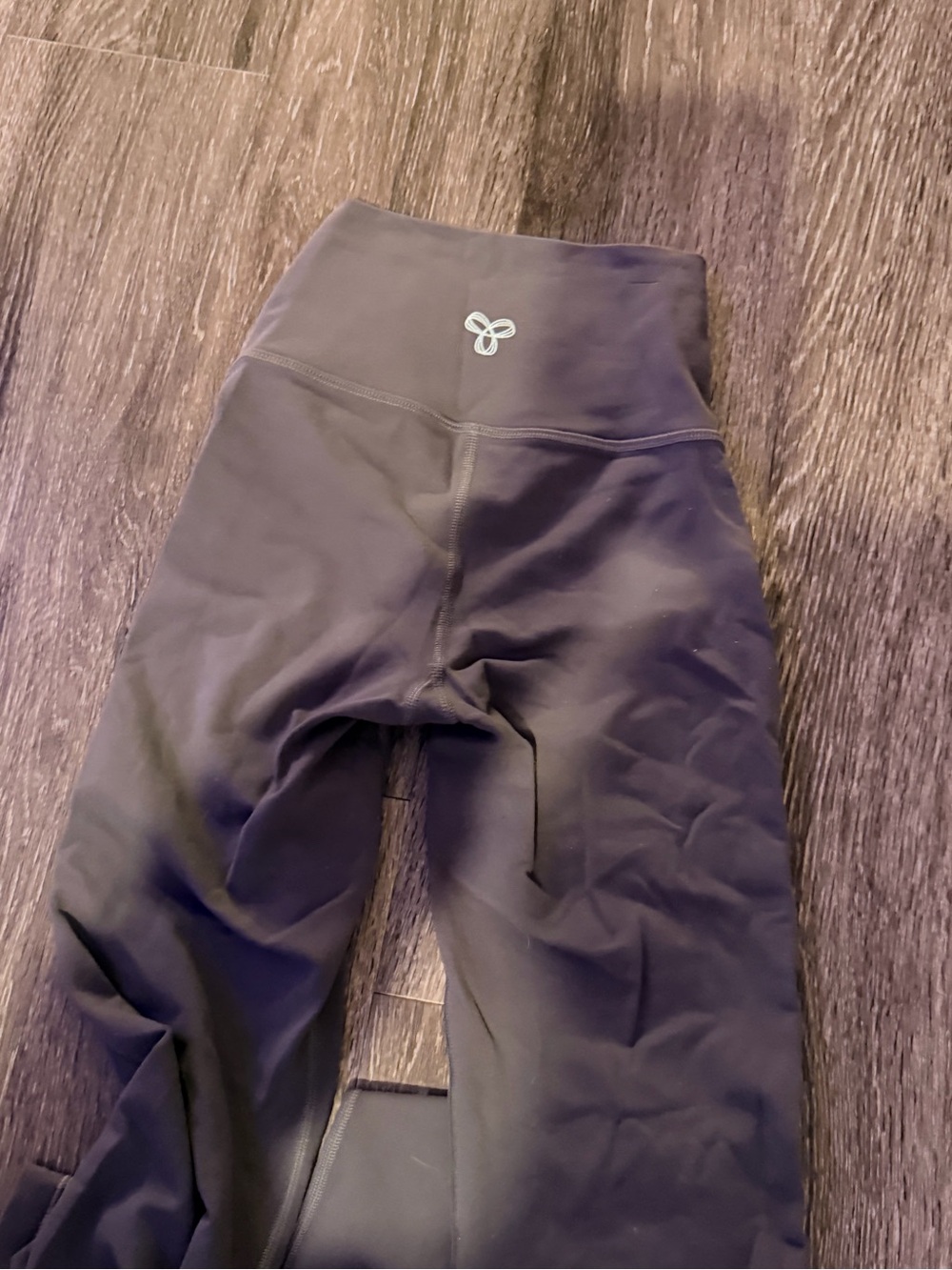 TNA Black High-Waist Kids Leggings with Small Logo